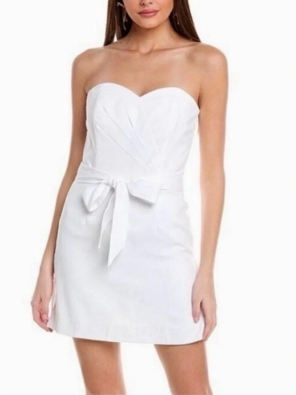 NWT Lilly Pulitzer Kylo Romper in White. Size 12. Strapless. - Picture 1 of 13